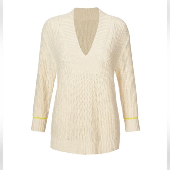 Cabi Croquet Pullover Sweater, Size Medium Cream - Picture 2 of 15